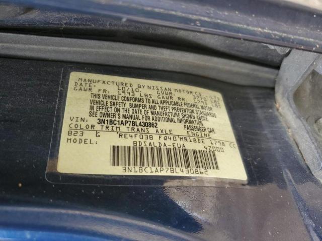 Photo 10 from auction – 2011 NISSAN VERSA S with VIN 3N1BC1AP7BL430862