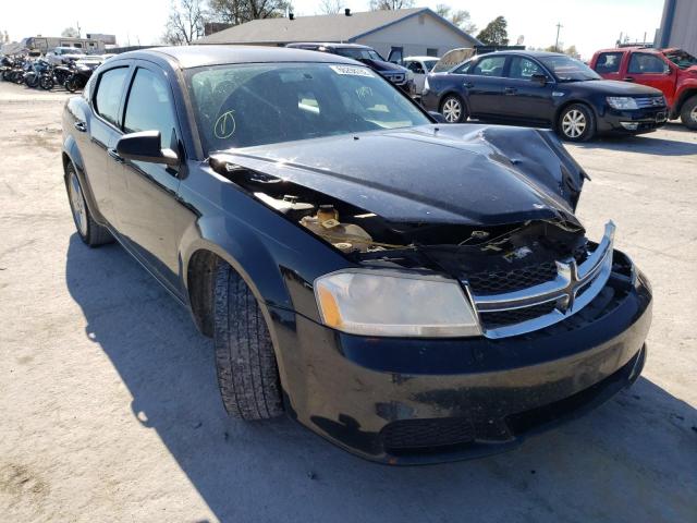 DODGE AVENGER SE 2014 with VIN 1C3CDZAB8EN153889 - Photo from auction