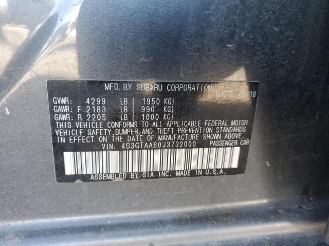 Photo 10 from auction – 2018 SUBARU IMPREZA with VIN 4S3GTAA60J3732000
