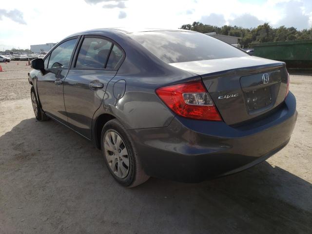 Photo 3 from auction – 2012 HONDA CIVIC LX with VIN 19XFB2F50CE017590