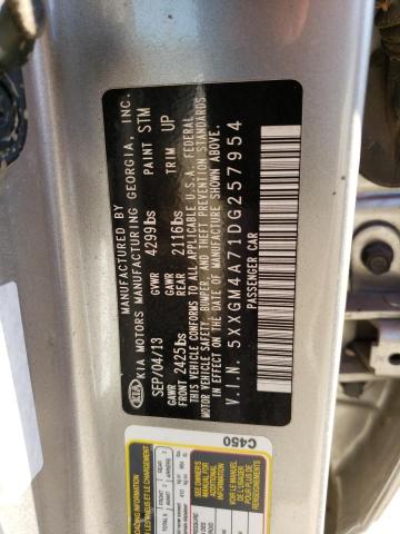 Photo 10 from auction – 2013 KIA OPTIMA LX with VIN 5XXGM4A71DG257954