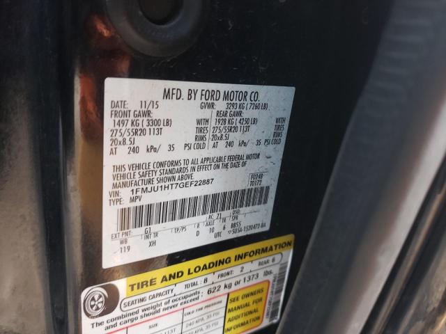 Photo 10 from auction – 2016 FORD EXPEDITION with VIN 1FMJU1HT7GEF22887