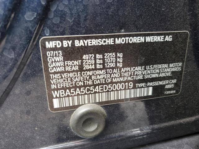 Photo 10 from auction – 2014 BMW 528 I with VIN WBA5A5C54ED500019