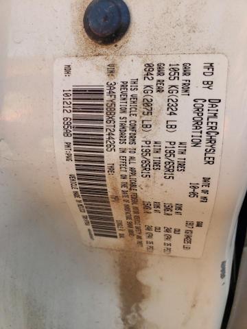 Photo 10 from auction – 2006 CHRYSLER PT CRUISER with VIN 3A4FY58BX6T244265