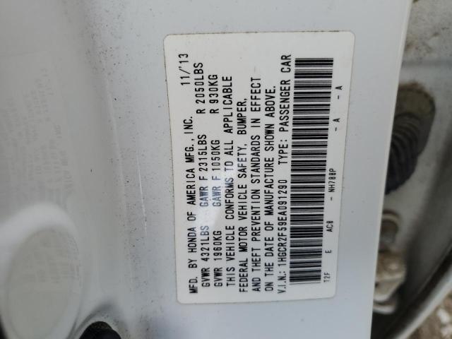 Photo 10 from auction – 2014 HONDA ACCORD SPO with VIN 1HGCR2F59EA091290