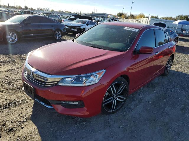 Photo 2 from auction – 2016 HONDA ACCORD SPO with VIN 1HGCR2F55GA024642