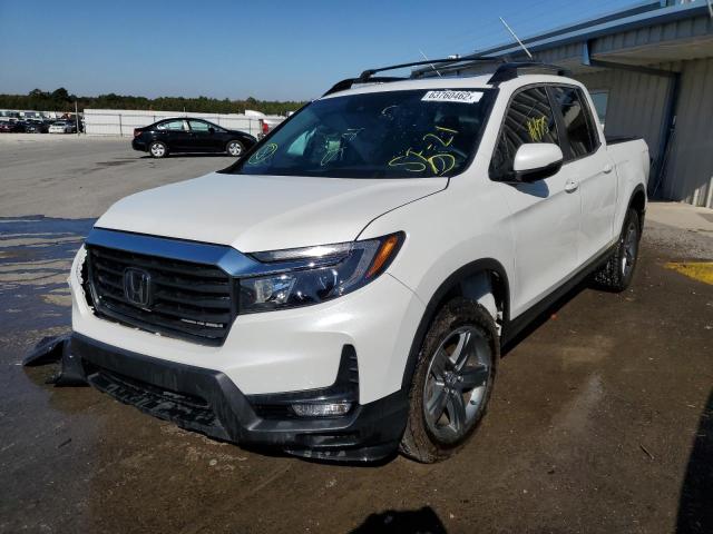 Photo 2 from auction – 2021 HONDA RIDGELINE with VIN 5FPYK3F55MB013830