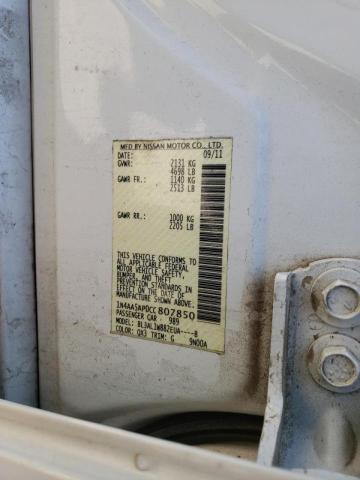 Photo 10 from auction – 2012 NISSAN MAXIMA S with VIN 1N4AA5AP0CC807850