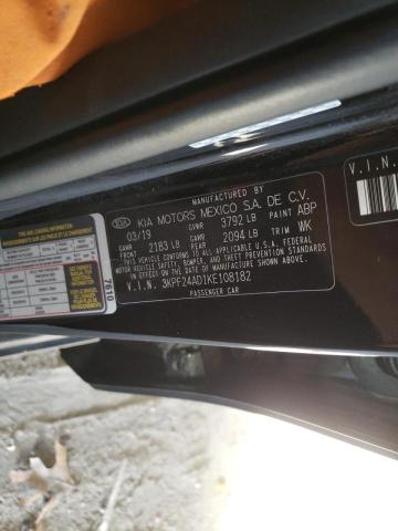 Photo 10 from auction – 2019 KIA FORTE FE with VIN 3KPF24AD1KE108182