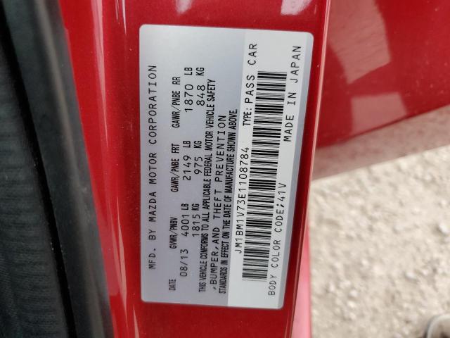 Photo 10 from auction – 2014 MAZDA 3 TOURING with VIN JM1BM1V73E1108784