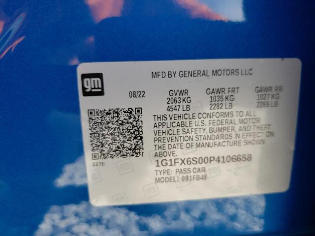 Photo 10 from auction – 2023 CHEVROLET BOLT EV 2L with VIN 1G1FX6S00P4106658