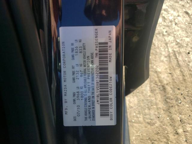 Photo 10 from auction – 2011 MAZDA 3 I with VIN JM1BL1VGXB1362202