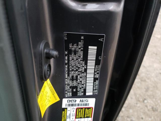 Photo 10 from auction – 2012 TOYOTA SIENNA LE with VIN 5TDKK3DC8CS273861