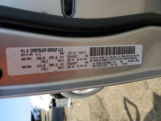 Photo 10 from auction – 2011 DODGE JOURNEY MA with VIN 3D4PG1FG3BT558261