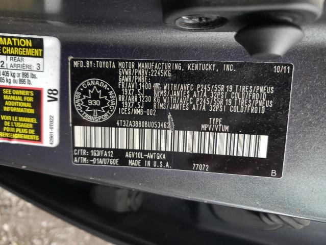 Photo 10 from auction – 2011 TOYOTA VENZA with VIN 4T3ZA3BB0BU053462