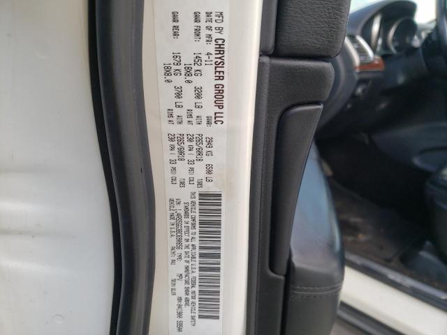 Photo 10 from auction – 2011 JEEP GRAND CHER with VIN 1J4RS5GG3BC690856