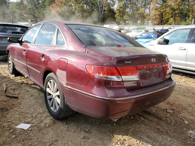 Photo 3 from auction – 2009 HYUNDAI AZERA SE with VIN KMHFC46FX9A358973