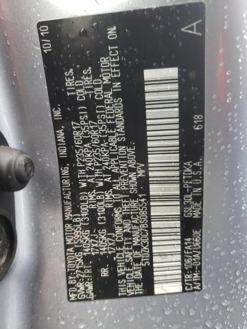 Photo 10 from auction – 2011 TOYOTA SIENNA with VIN 5TDZK3DC7BS085541