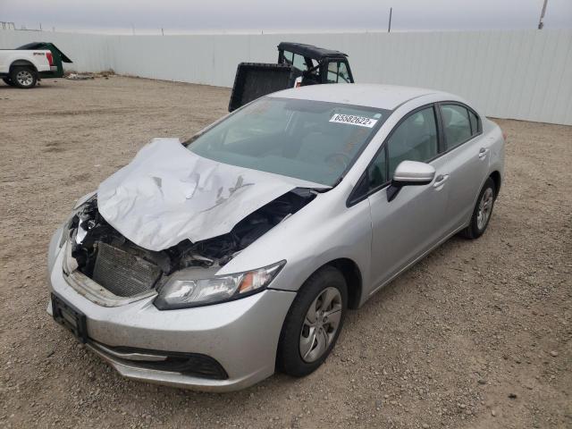 Photo 2 from auction – 2015 HONDA CIVIC LX with VIN 19XFB2F53FE111824
