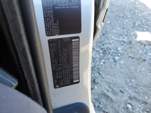 Photo 10 from auction – 2000 BMW M5 with VIN WBSDE934XYBZ97085