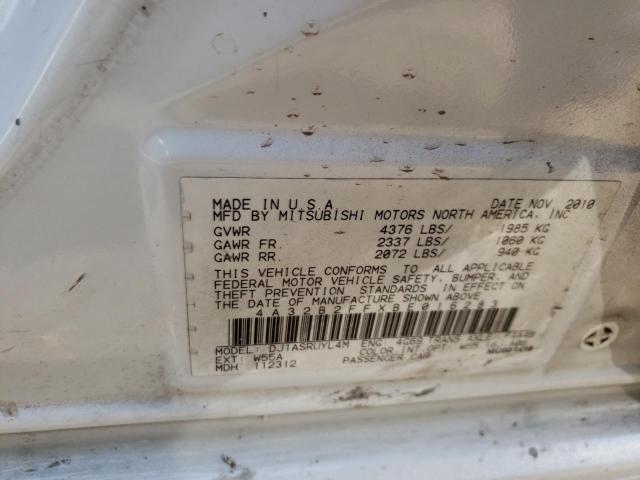 Photo 10 from auction – 2011 MITSUBISHI GALANT FE with VIN 4A32B2FFXBE016283