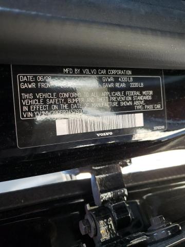 Photo 10 from auction – 2009 VOLVO V50 2.4I with VIN YV1MW390592457600