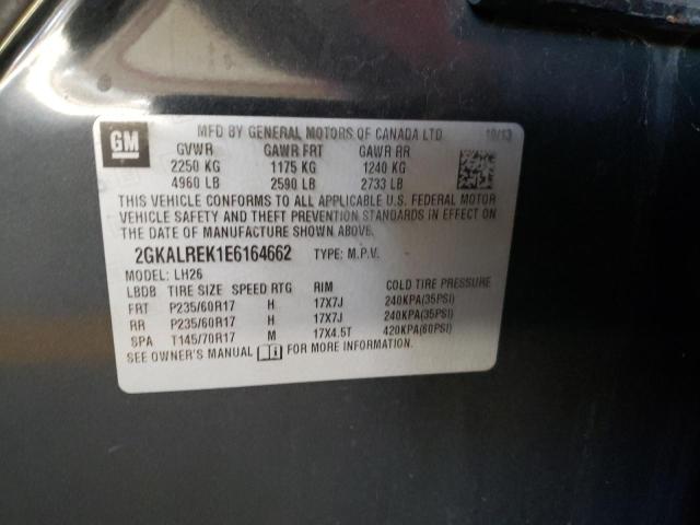 Photo 10 from auction – 2014 GMC TERRAIN SL with VIN 2GKALREK1E6164662