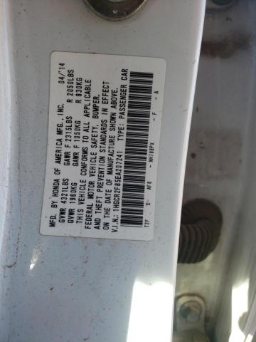 Photo 10 from auction – 2014 HONDA ACCORD EXL with VIN 1HGCR2F85EA207241