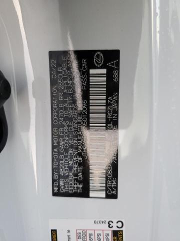 Photo 10 from auction – 2022 LEXUS RC 300 with VIN JTHGA5BC8N5012096