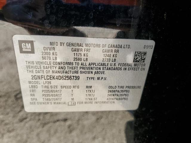 Photo 10 from auction – 2013 CHEVROLET EQUINOX LS with VIN 2GNFLCEK4D6256739