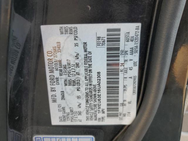 Photo 10 from auction – 2006 FORD EXPLORER X with VIN 1FMEU63E16UA02308