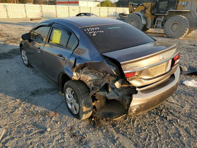 Photo 3 from auction – 2014 HONDA CIVIC LX with VIN 19XFB2F53EE078337