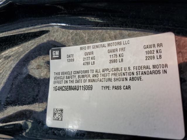 Photo 10 from auction – 2010 BUICK LUCERNE CX with VIN 1G4HC5EM4AU119369