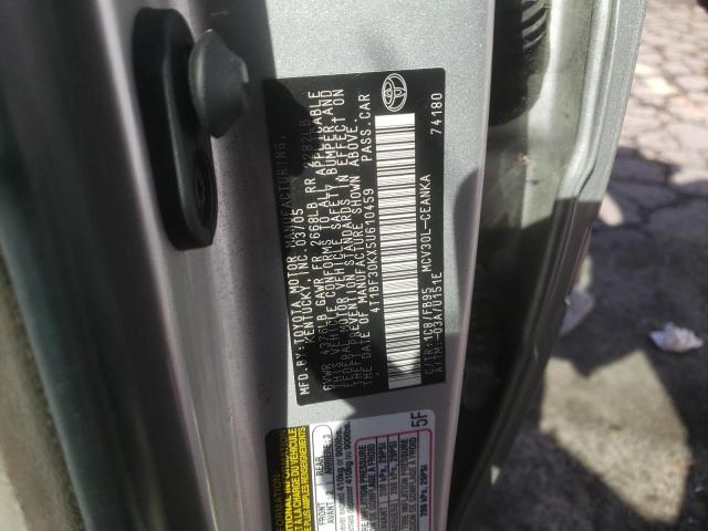 Photo 10 from auction – 2005 TOYOTA CAMRY LE with VIN 4T1BF30KX5U610459