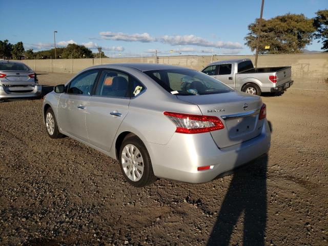 Photo 3 from auction – 2014 NISSAN SENTRA S with VIN 3N1AB7AP1EL630528