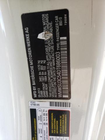 Photo 10 from auction – 2013 MINI COOPER with VIN WMWSU3C54DT686003