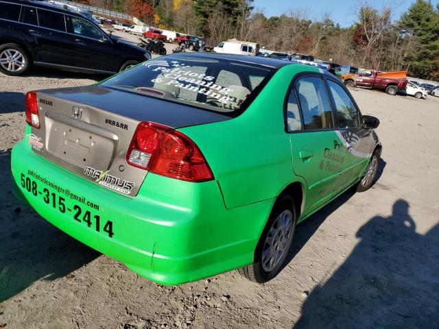 Photo 4 from auction – 2004 HONDA CIVIC HYBR with VIN 2HGES16554H634156