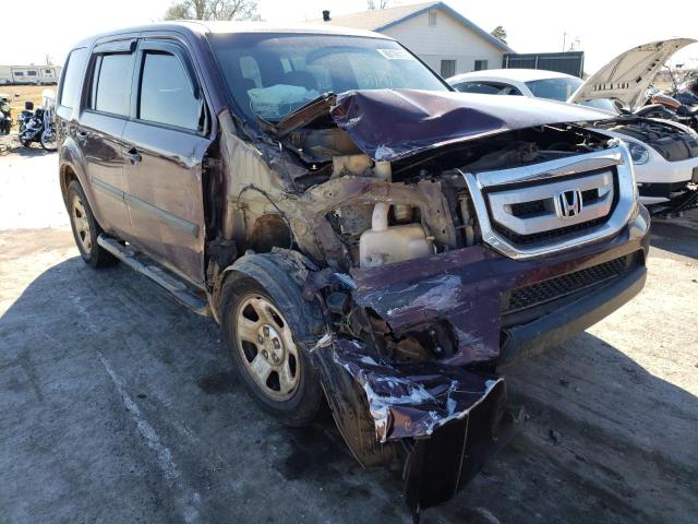 HONDA PILOT LX 2011 with VIN 5FNYF3H21BB016155 - Photo from auction