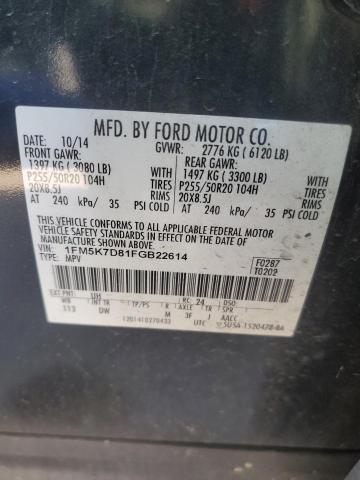 Photo 10 from auction – 2015 FORD EXPLORER X with VIN 1FM5K7D81FGB22614