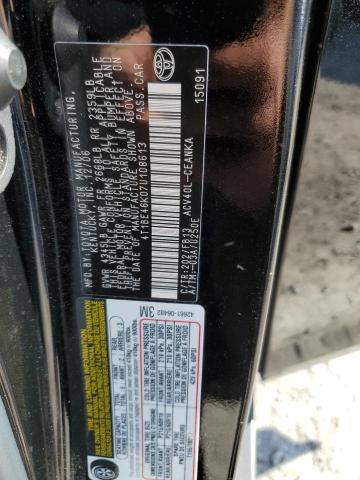 Photo 10 from auction – 2007 TOYOTA CAMRY CE with VIN 4T1BE46K07U108613