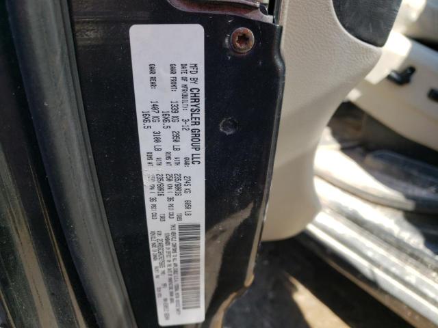 Photo 10 from auction – 2012 DODGE GRAND CARA with VIN 2C4RDGCG0CR275665