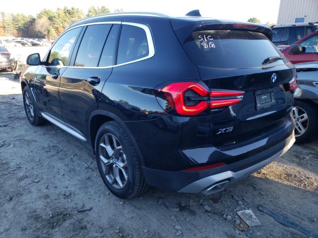 Photo 3 from auction – 2022 BMW X3 XDRIVE3 with VIN 5UX53DP02N9M50602