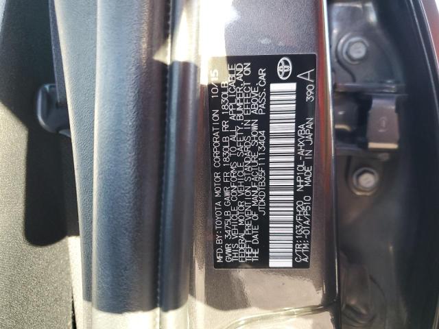 Photo 10 from auction – 2015 TOYOTA PRIUS C with VIN JTDKDTB35F1113404