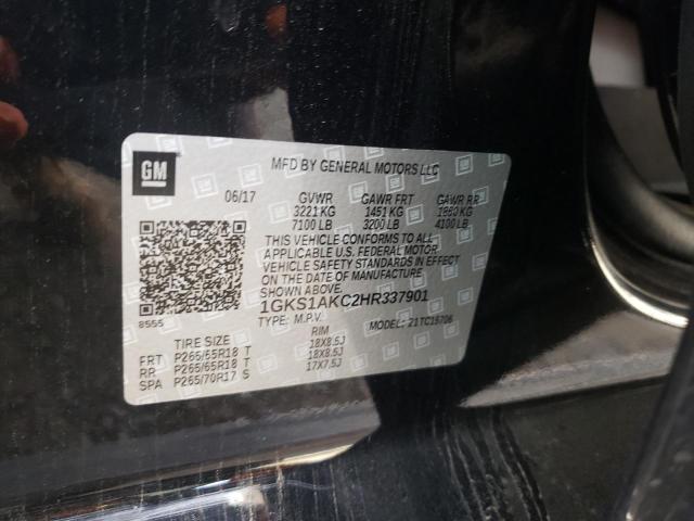 Photo 10 from auction – 2017 GMC YUKON SLE with VIN 1GKS1AKC2HR337901