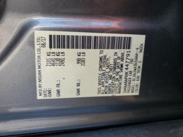 Photo 10 from auction – 2017 NISSAN MAXIMA 3.5 with VIN 1N4AA6APXHC447791