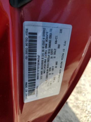 Photo 10 from auction – 1990 MAZDA MX-5 MIATA with VIN JM1NA3510L0131066