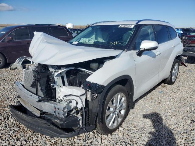 Photo 2 from auction – 2022 TOYOTA HIGHLANDER with VIN 5TDDZRBH8NS193646