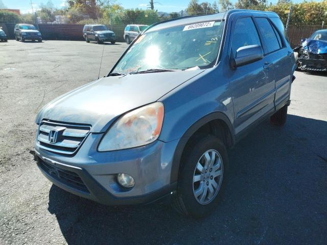 Photo 2 from auction – 2006 HONDA CR-V SE with VIN JHLRD78976C057877