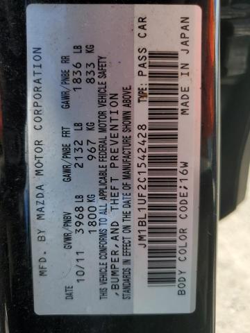 Photo 10 from auction – 2012 MAZDA 3 I with VIN JM1BL1UF2C1542428