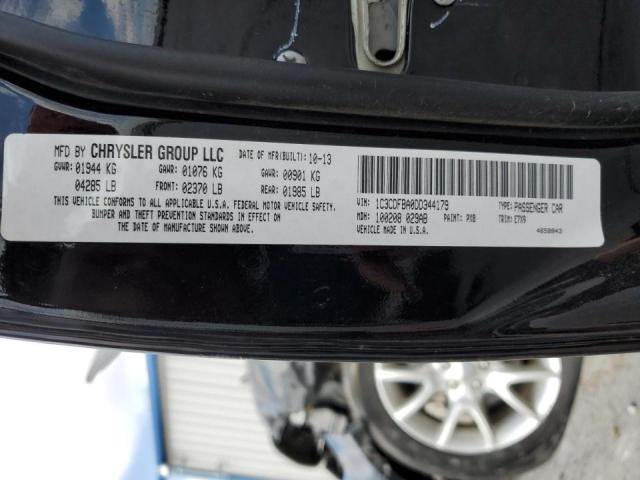 Photo 10 from auction – 2013 DODGE DART SXT with VIN 1C3CDFBA0DD344179